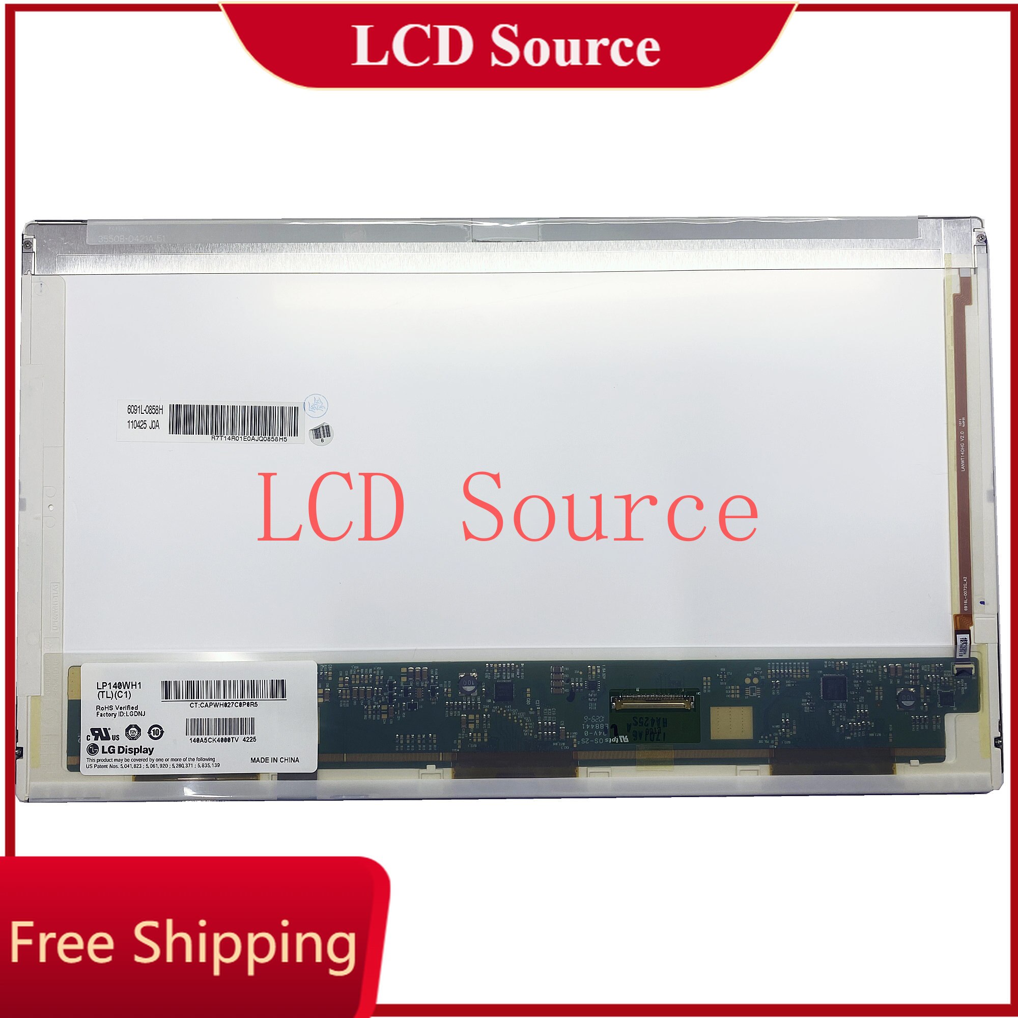 LP140WH1 TLC1 ´ N140BGE-L23 LTN140AT02 LP140WH4 TLN1 HB140WX1-100/200 N140B6-L08 LTN140AT26 B140XW01 V.8 40 